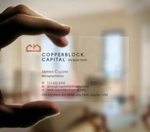 Business Card Design by INDIAN_Ashok for Copperblock Capital Corp. | Design: #20348447
