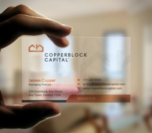 Business Card Design by INDIAN_Ashok for Copperblock Capital Corp. | Design: #20348449