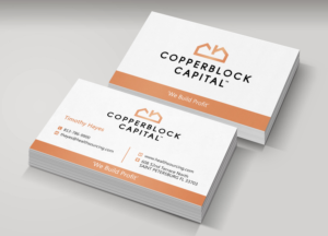 Business Card Design by Monna for Copperblock Capital Corp. | Design: #20330694