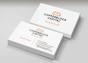 Business Card Design by Monna for Copperblock Capital Corp. | Design: #20330701