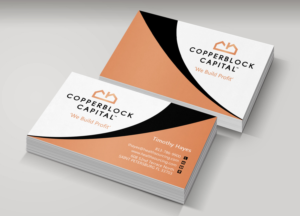Business Card Design by Monna for Copperblock Capital Corp. | Design: #20330711