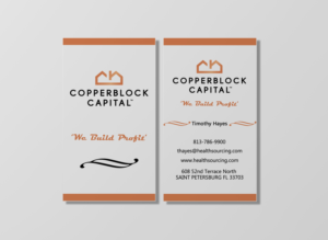 Business Card Design by Monna for Copperblock Capital Corp. | Design: #20330713
