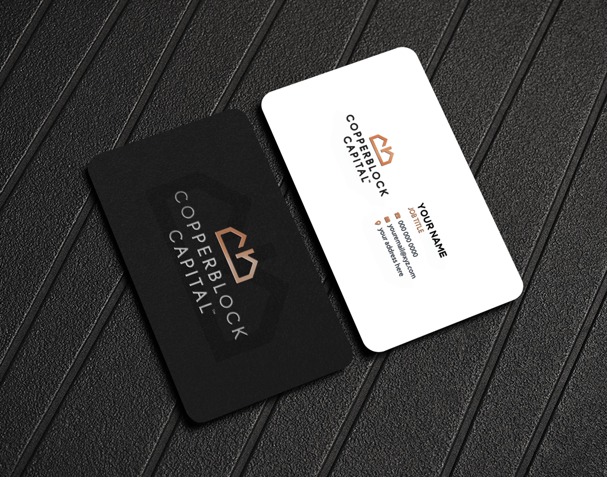 Business Card Design by Riz' for Copperblock Capital Corp. | Design #20333212