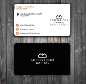 Business Card Design by Vishwa Basnayake for Copperblock Capital Corp. | Design: #20346500