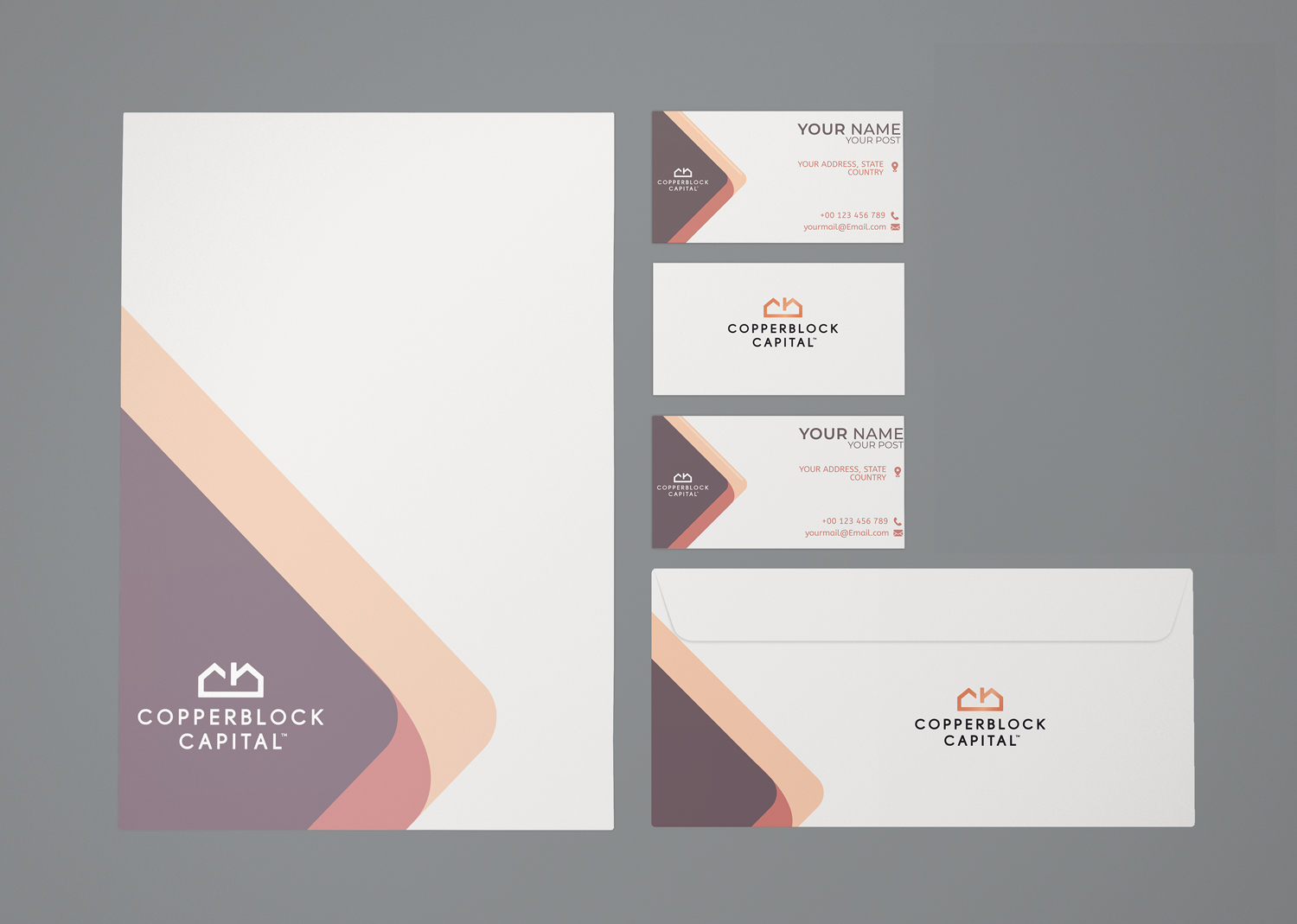 Business Card Design by Vishwa Basnayake for Copperblock Capital Corp. | Design #20355743