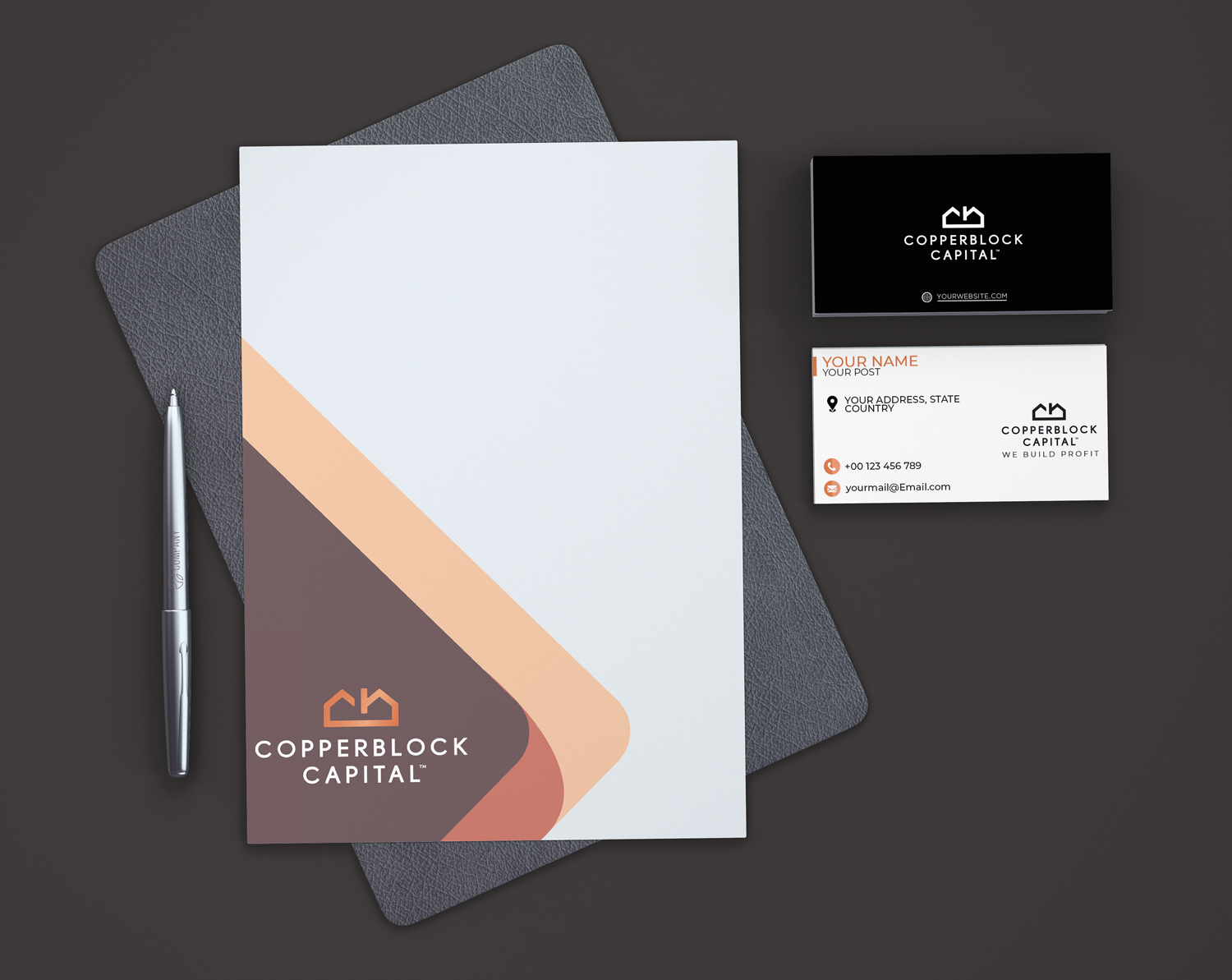 Business Card Design by Vishwa Basnayake for Copperblock Capital Corp. | Design #20355746
