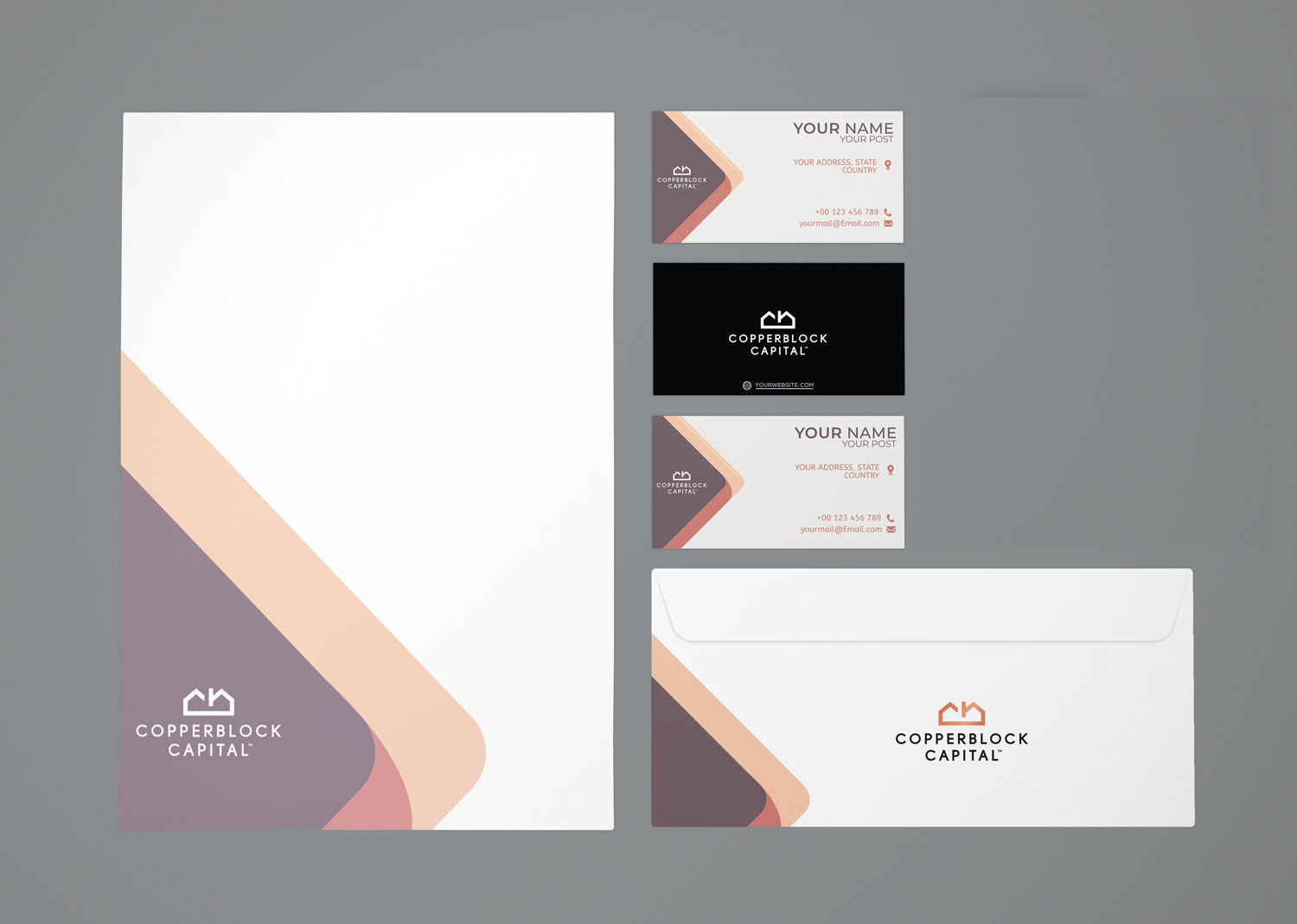 Business Card Design by Vishwa Basnayake for Copperblock Capital Corp. | Design #20355747