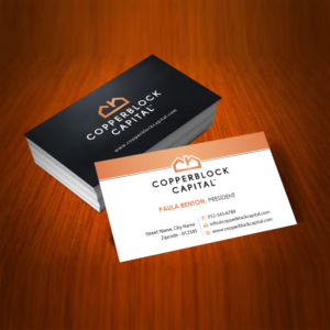 Visitenkarten-Design von Infinitive Technology für Copperblock Capital Corp. | Design: #20332347