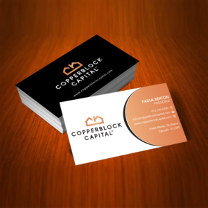 Visitenkarten-Design von Infinitive Technology für Copperblock Capital Corp. | Design: #20332407