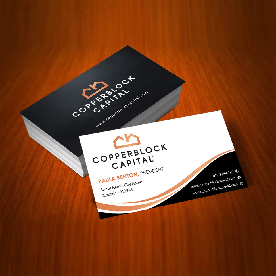 Diseño de Tarjeta de Presentación por Infinitive Technology para Copperblock Capital Corp. | Diseño #20332412