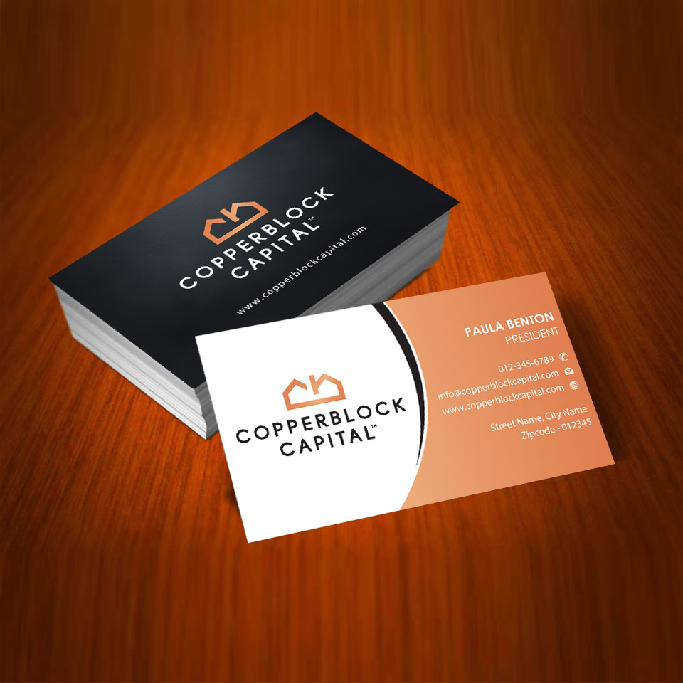 Diseño de Tarjeta de Presentación por Infinitive Technology para Copperblock Capital Corp. | Diseño #20332420