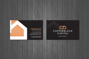 Business Card Design by Creations Box 2015 for Copperblock Capital Corp. | Design: #20334790