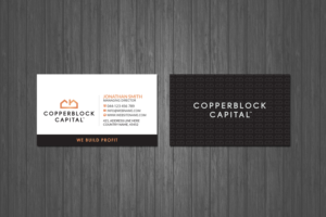 Business Card Design by Creations Box 2015 for Copperblock Capital Corp. | Design: #20334791