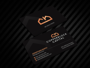 Business Card Design by Creations Box 2015 for Copperblock Capital Corp. | Design: #20334803