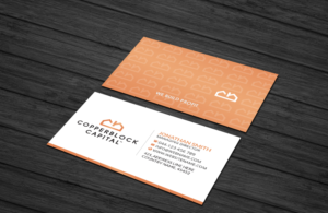 Design de Carte de Visite par Creations Box 2015 pour Copperblock Capital Corp. | Design #20334833