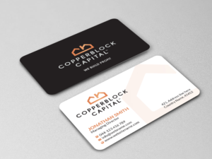 Business Card Design by Creations Box 2015 for Copperblock Capital Corp. | Design: #20334844