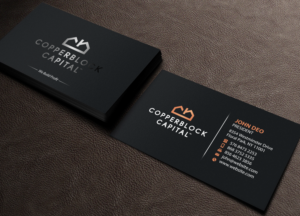 Design de Carte de Visite par Brand aid pour Copperblock Capital Corp. | Design : #20333589