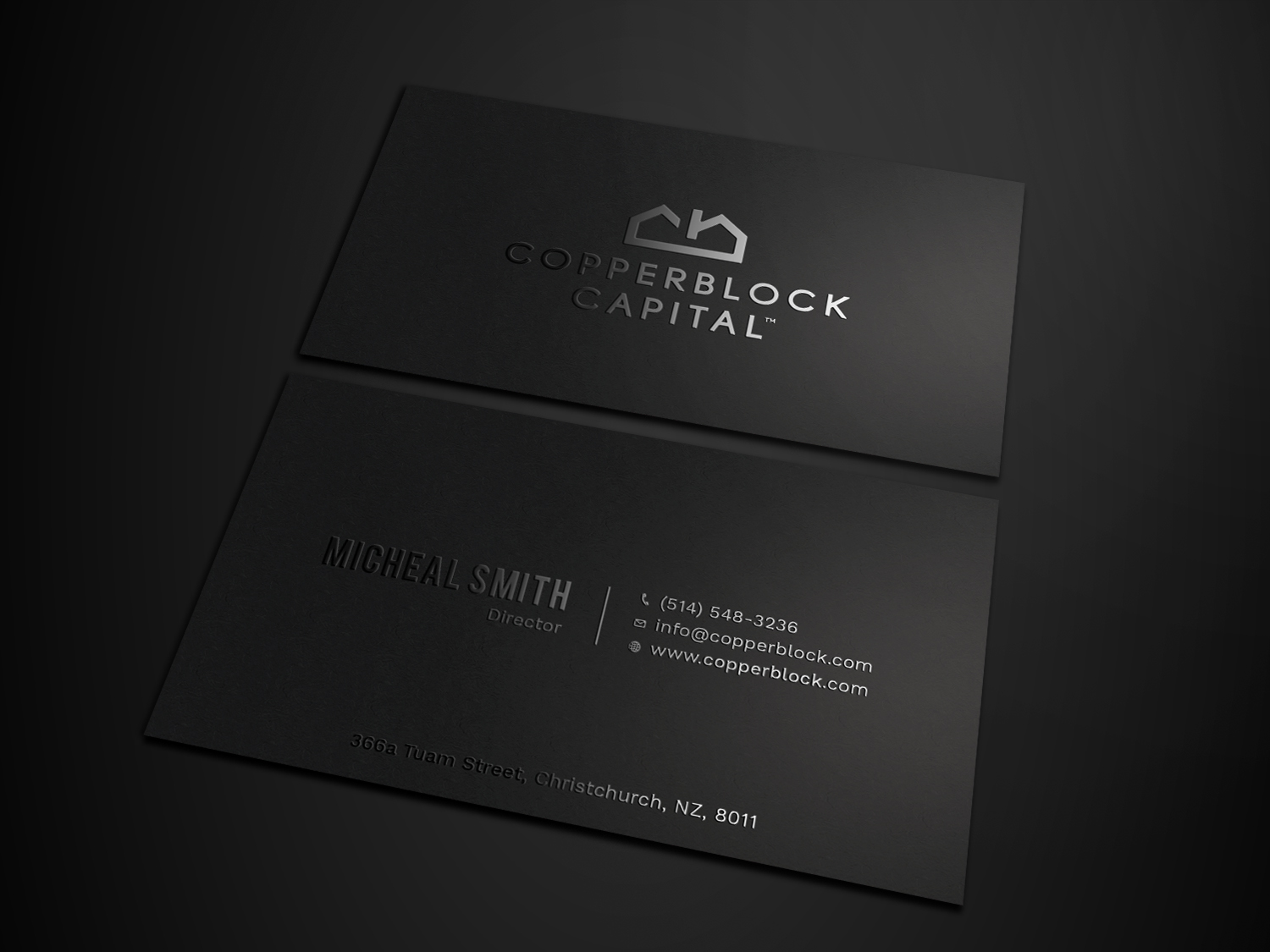 Business Card Design by Tripti Ranjan Gain for Copperblock Capital Corp. | Design #20328662