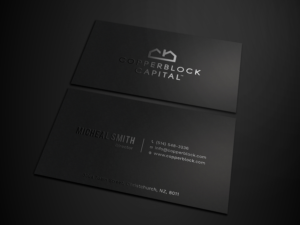 Design de Carte de Visite par Tripti Ranjan Gain pour Copperblock Capital Corp. | Design : #20328662