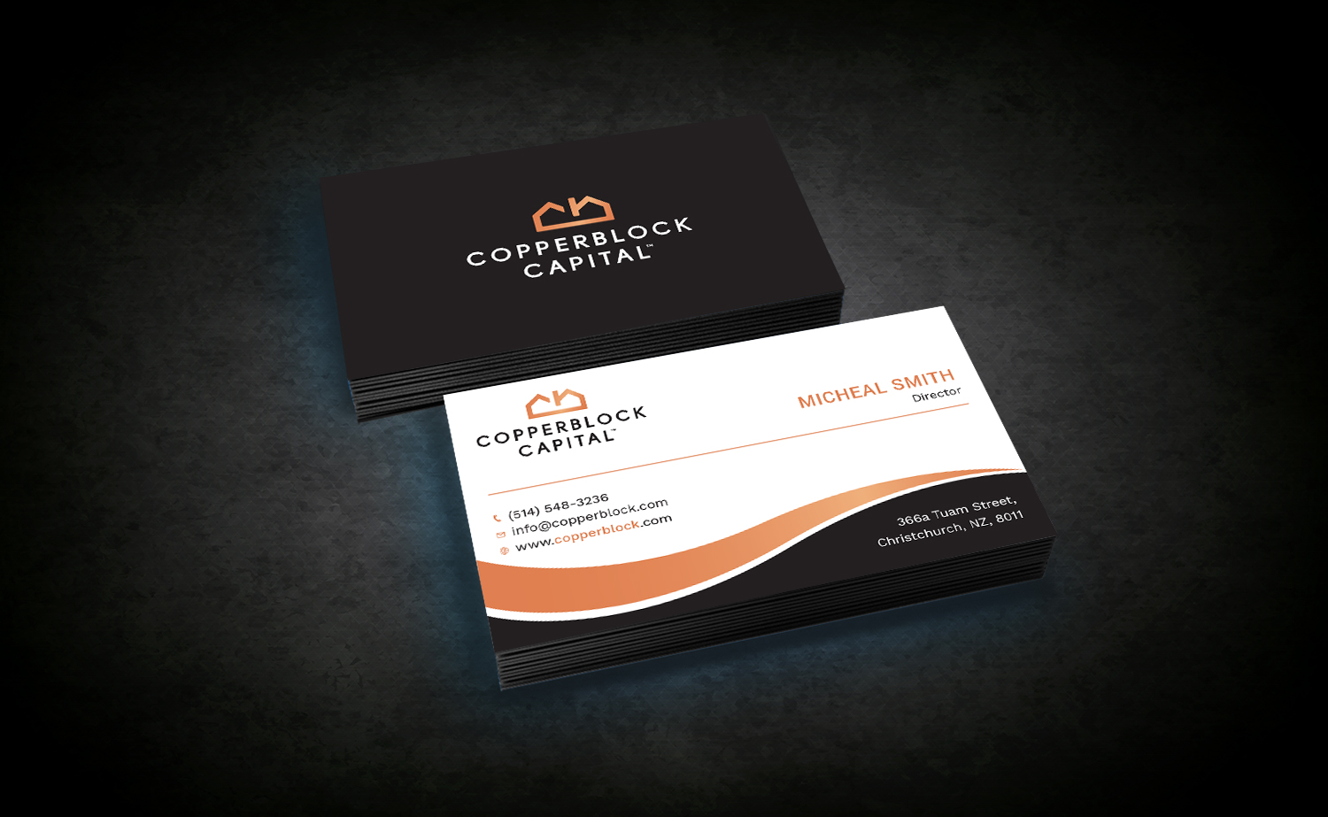 Design de Carte de Visite par Tripti Ranjan Gain pour Copperblock Capital Corp. | Design #20328680