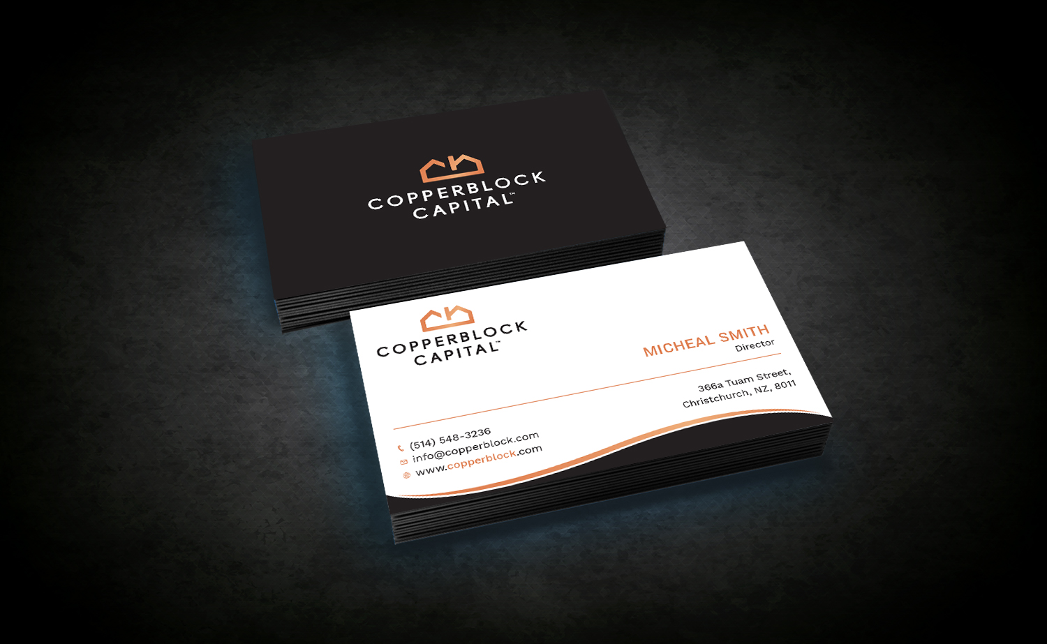Business Card Design by Tripti Ranjan Gain for Copperblock Capital Corp. | Design #20328681