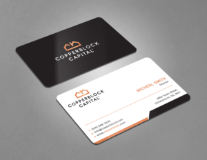 Design de Carte de Visite par Tripti Ranjan Gain pour Copperblock Capital Corp. | Design : #20328683
