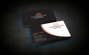 Design de Carte de Visite par Tripti Ranjan Gain pour Copperblock Capital Corp. | Design : #20328699