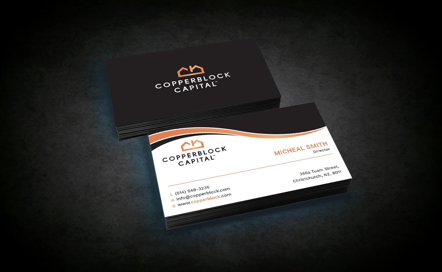Design de Carte de Visite par Tripti Ranjan Gain pour Copperblock Capital Corp. | Design #20328702