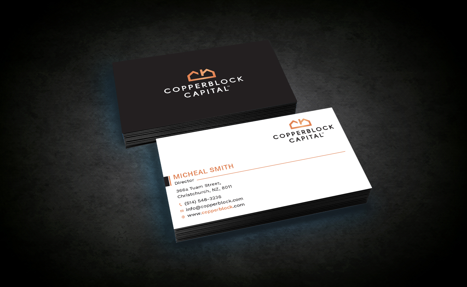Visitenkarten-Design von Tripti Ranjan Gain für Copperblock Capital Corp. | Design #20328703