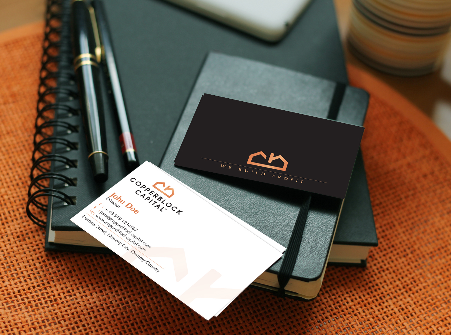 Business Card Design by Payel Paul for Copperblock Capital Corp. | Design #20354867