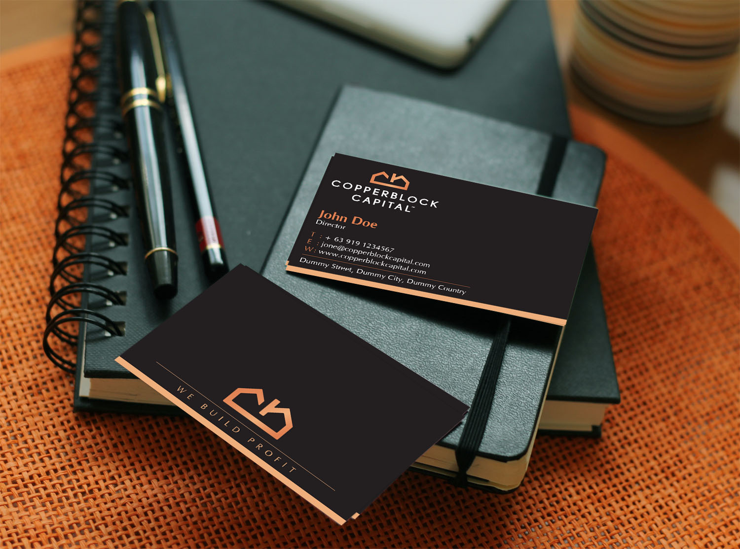Business Card Design by Payel Paul for Copperblock Capital Corp. | Design #20362872