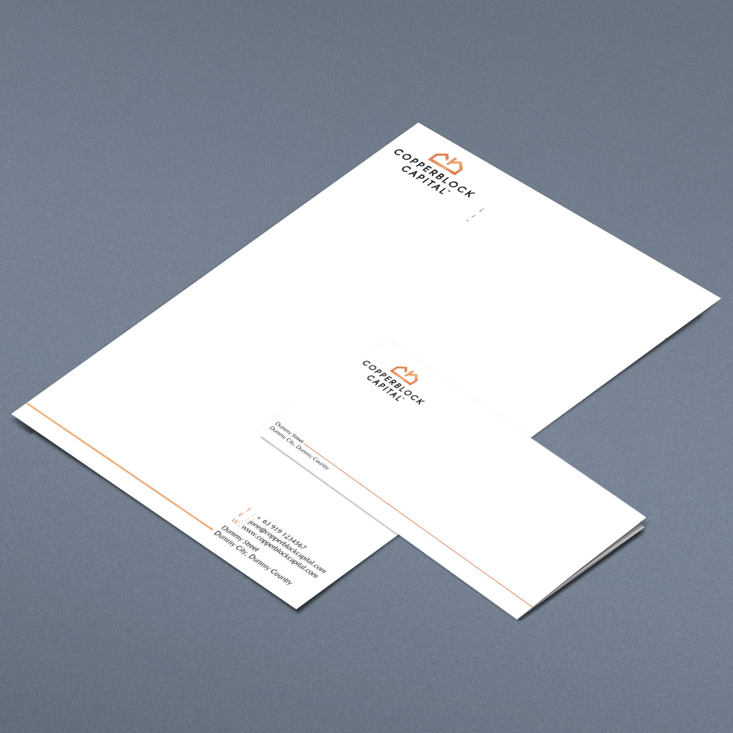 Business Card Design by Payel Paul for Copperblock Capital Corp. | Design #20362894