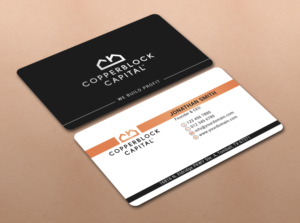 Visitenkarten-Design von Bold Pixels für Copperblock Capital Corp. | Design: #20344152