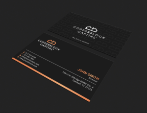 Visitenkarten-Design von Bold Pixels für Copperblock Capital Corp. | Design: #20344546