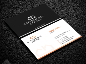 Visitenkarten-Design von Bold Pixels für Copperblock Capital Corp. | Design: #20362289