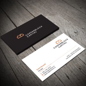Business Card Design by Sujan4art for Copperblock Capital Corp. | Design: #20326174