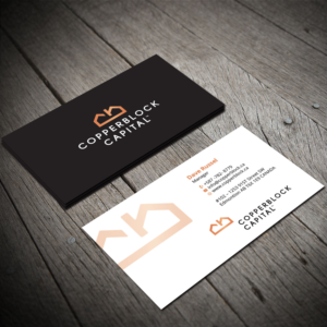Business Card Design by Sujan4art for Copperblock Capital Corp. | Design: #20326179