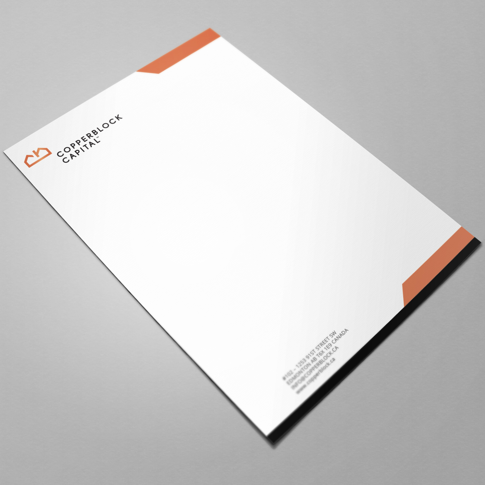 Business Card Design by Sujan4art for Copperblock Capital Corp. | Design #20326517