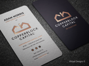 Real Estate developer business card | Visitenkarten-Design von SyncFuse™ Solutions
