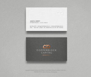 Business Card Design by logodentity for Copperblock Capital Corp. | Design: #20326728