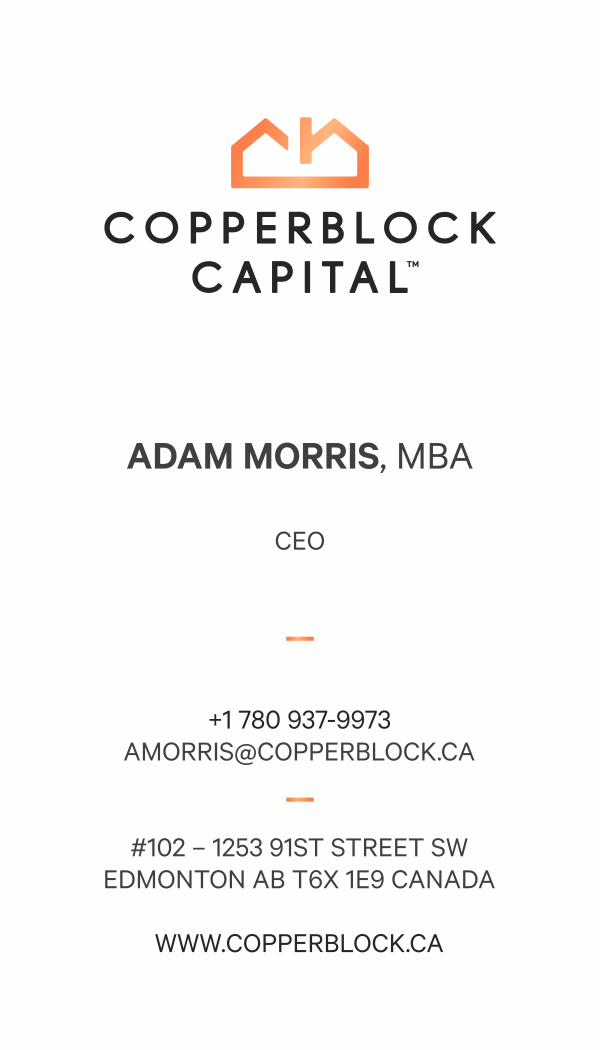 Business Card Design by logodentity for Copperblock Capital Corp. | Design #20393396