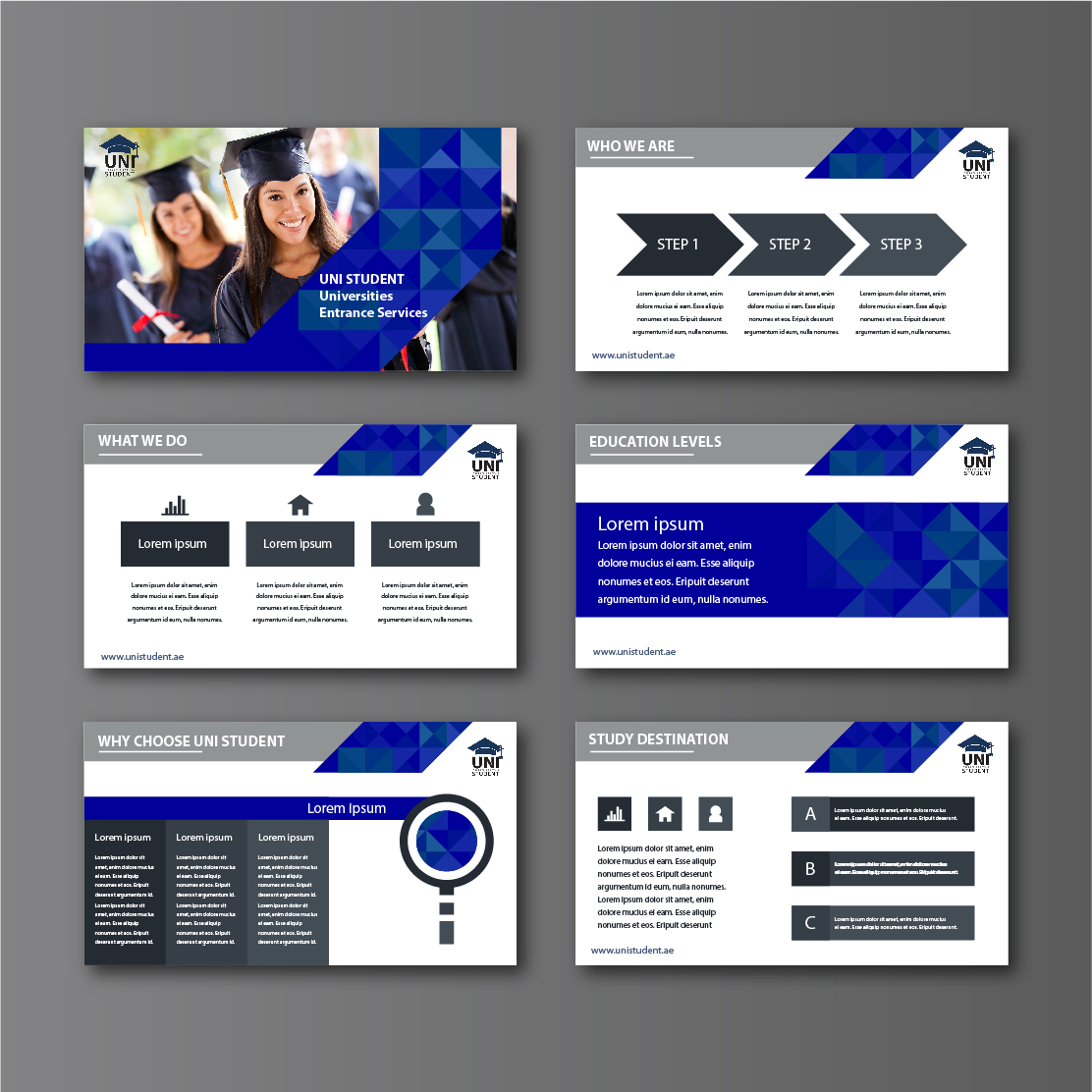 Diseño de PowerPoint por Sarina.dsg para UNI STUDENT | Diseño #20333380