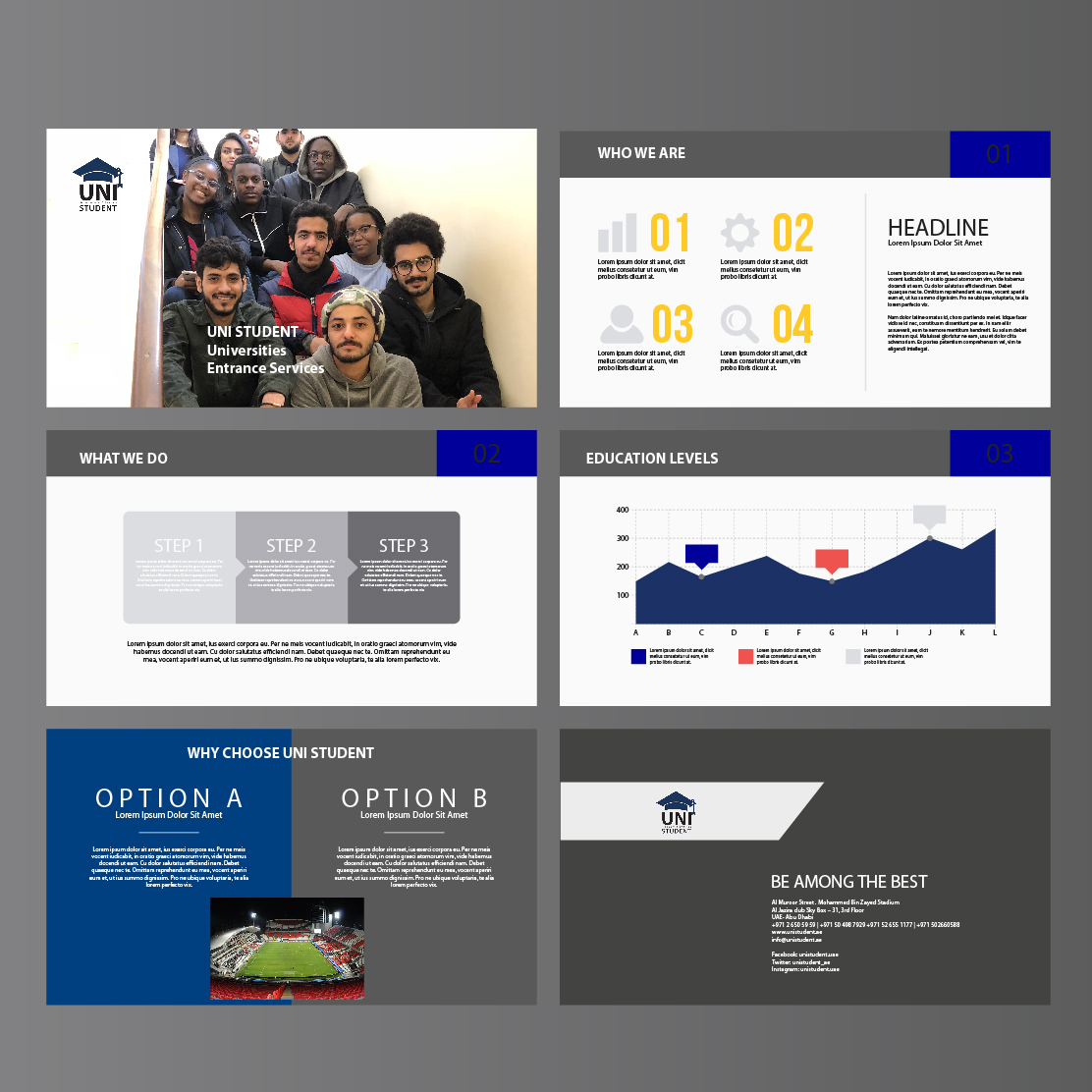 Diseño de PowerPoint por Sarina.dsg para UNI STUDENT | Diseño #20334813