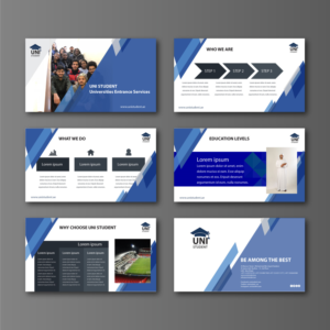  Company Profile for Academic and Study Abroad Services  | Diseño de PowerPoint por Sarina.dsg