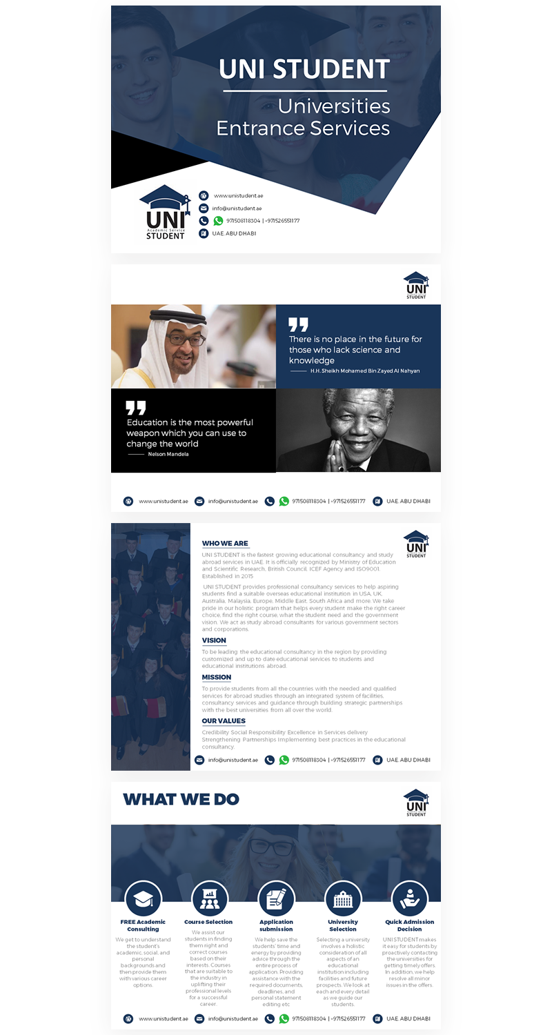 Design de PowerPoint par Imazing pour UNI STUDENT | Design #20336571