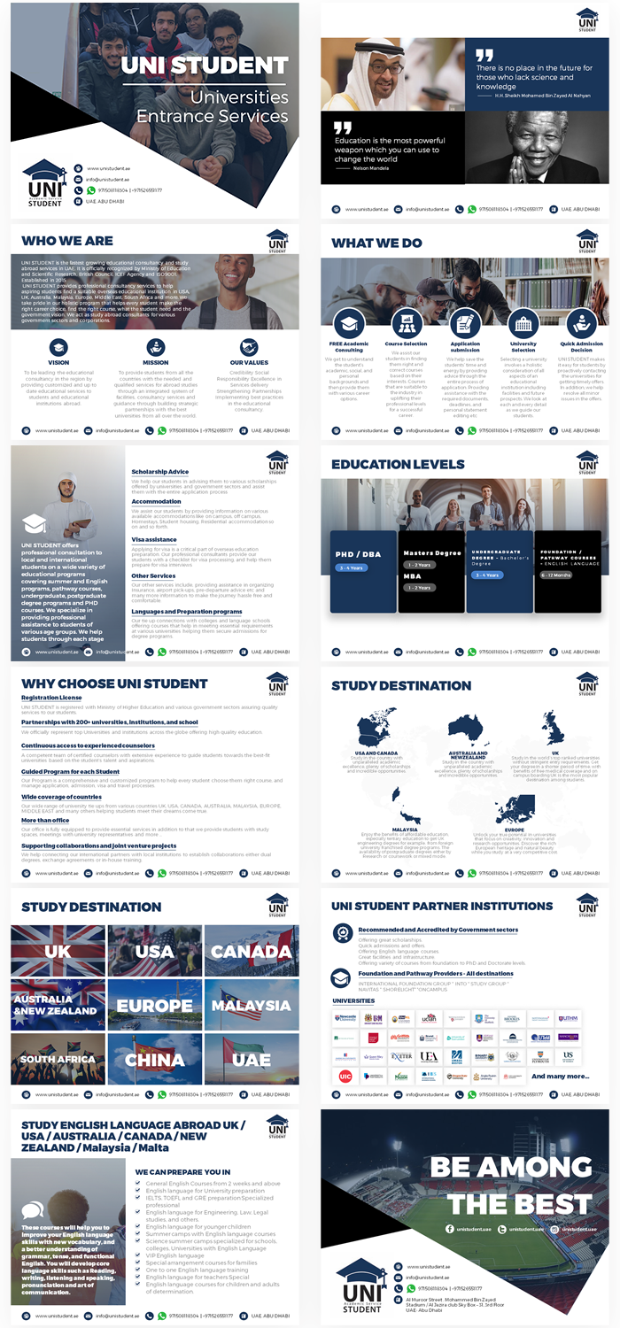 PowerPoint Design by Imazing for UNI STUDENT | Design #20363941