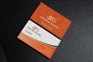 Coffee House With Cycling Theme Wants Business Cards | Diseño de Tarjeta de Presentación por OxonoArt
