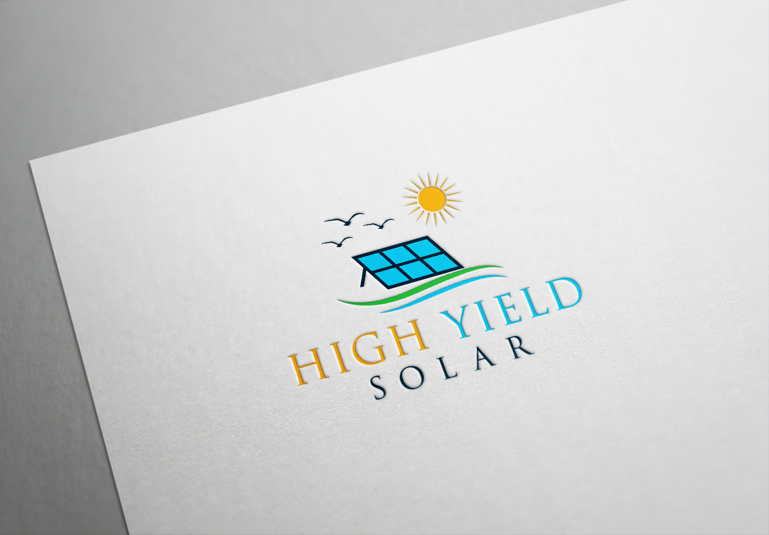 Logo Design by Deziners Zone for AES Tasmania Pty Ltd - High Yield Solar | Design #20331463