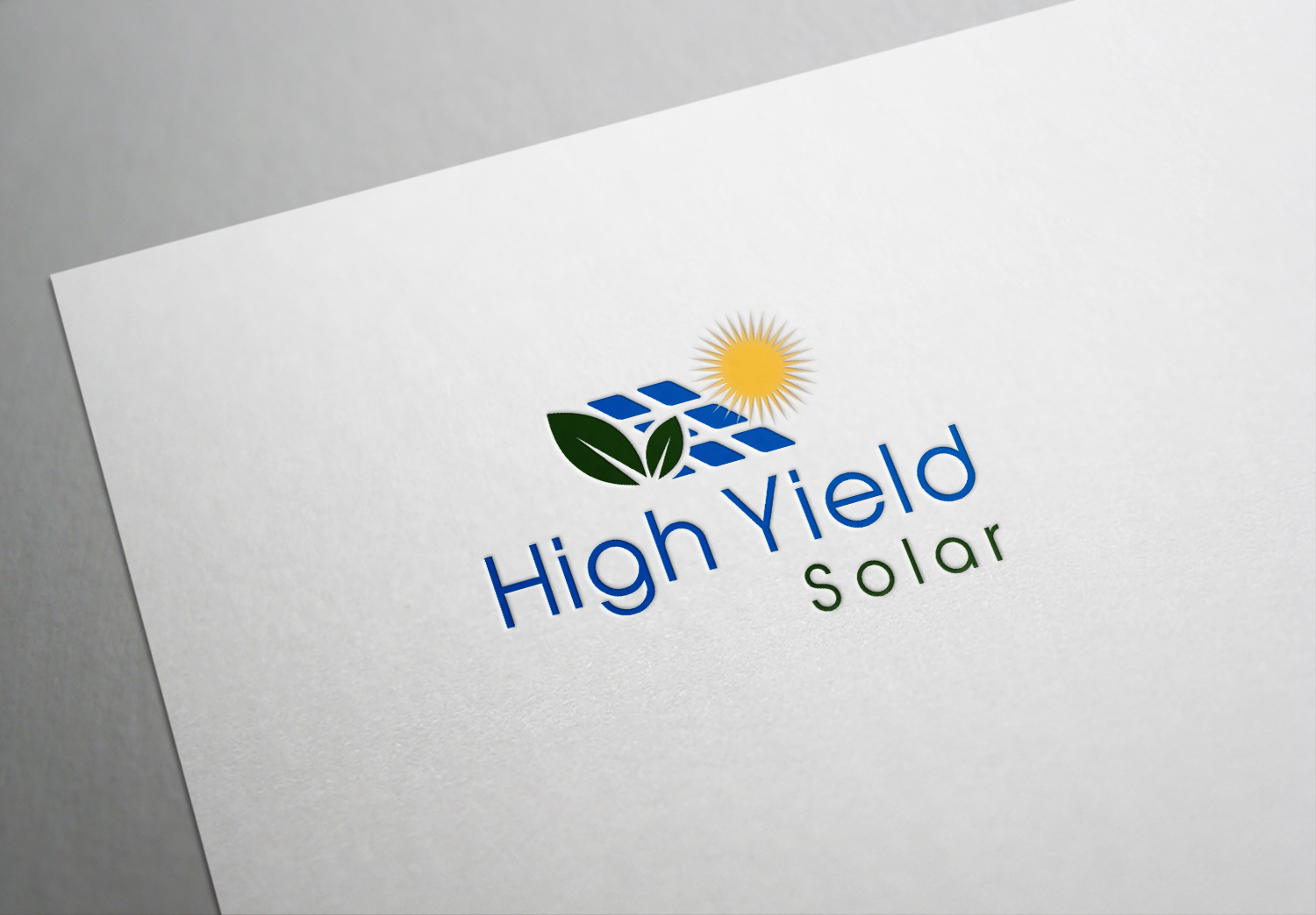 Logo Design by Deziners Zone for AES Tasmania Pty Ltd - High Yield Solar | Design #20331464