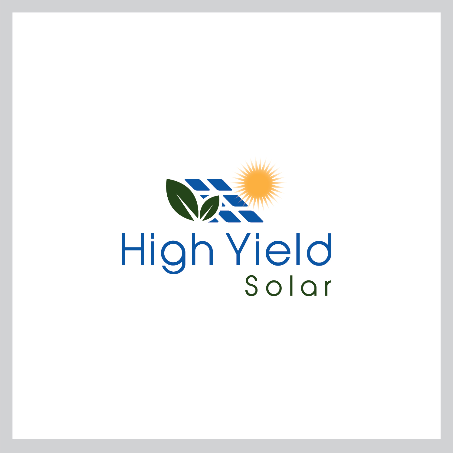 Logo Design by Deziners Zone for AES Tasmania Pty Ltd - High Yield Solar | Design #20331470